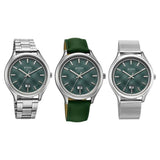 Titan Classique Palette of Time Analog Men's Watch with Green Dial Interchangeable Straps,10033SL03