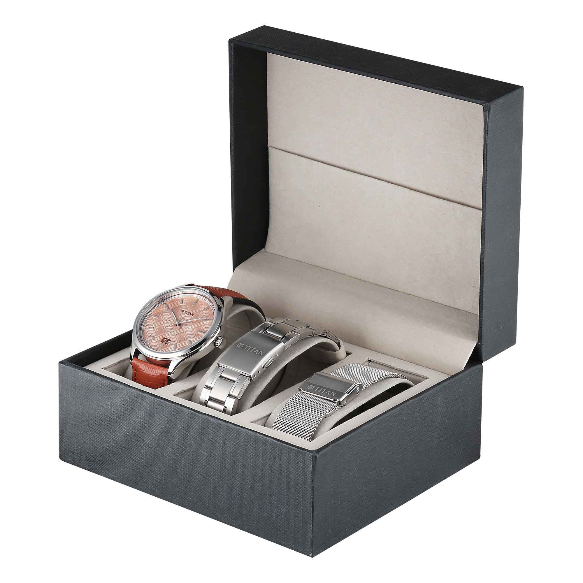 Titan, Men's, Analog Watch, TI-10033SL04