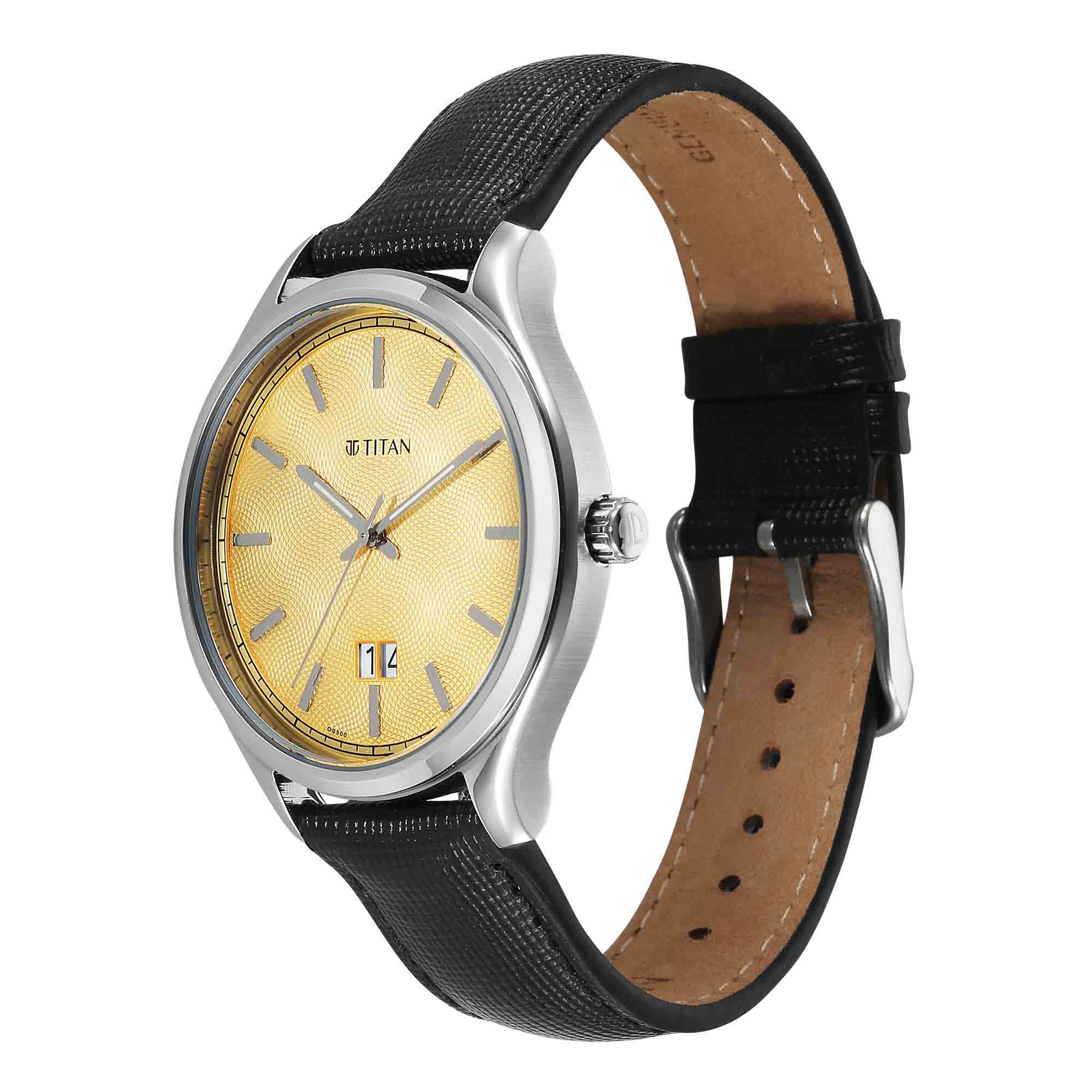 Titan, Men's, Analog Watch, TI-10033SL05