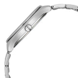 Titan Men's Watch Analog Maroon Dial with Silver Stainless Steel Band, 10033SM02