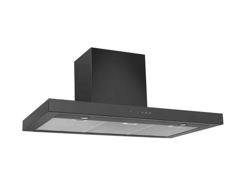 Zen Flat Chimney Hood With Digital Touch Panel, 90cm,Stainless Steel, ZTHC90