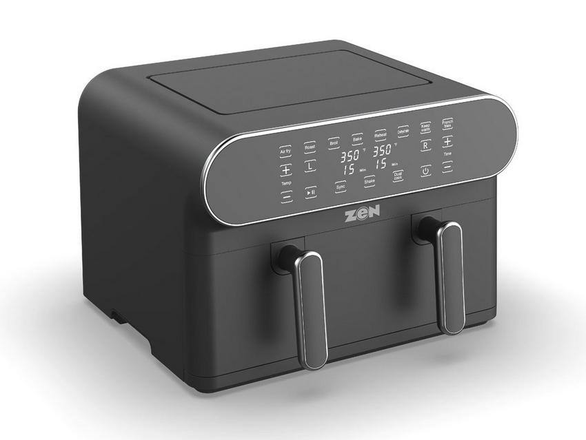 Zen, Dual Air Fryer 11L , 1700 Watts, ZAF110DXL