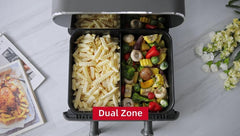 Zen, Dual Air Fryer 11L , 1700 Watts, ZAF110DXL