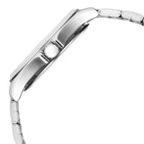 Titan Karishma Men's Watch Analog Blue Dial with Date & Silver Stainless Steel Band, 10038SM01