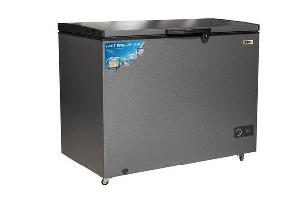 Zen 300L Dual Chest Freezer - Silver, ZCFS300