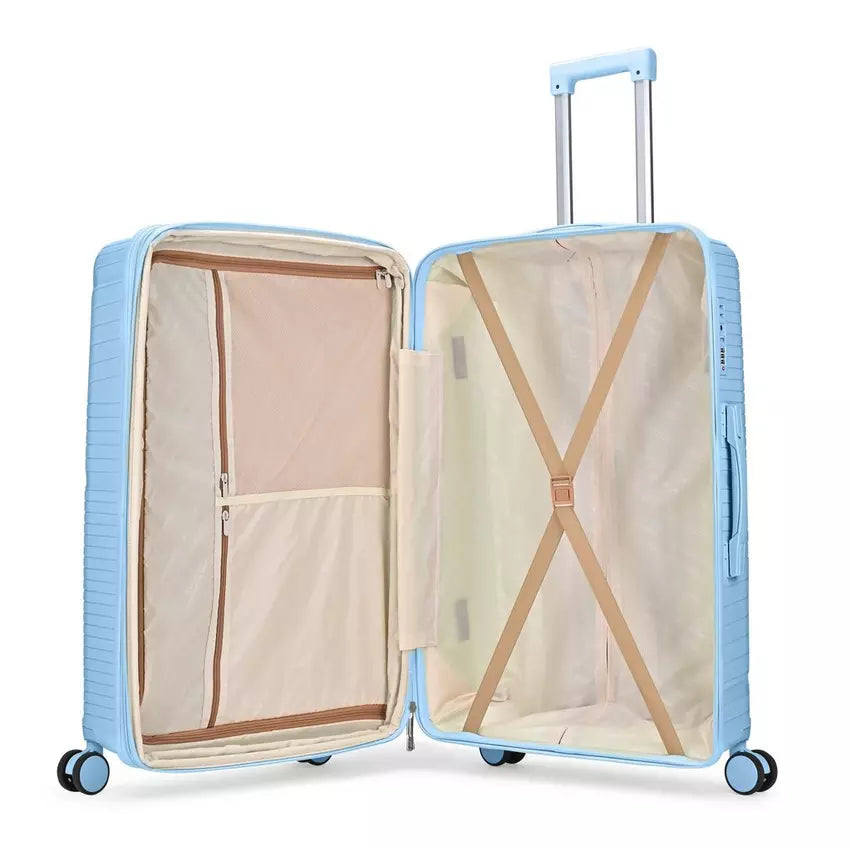 VIP Retreat 76cm Hard Case Trolley 360Â° Light Blue, RETREAT76BL