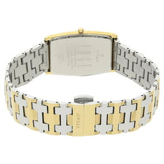Titan Men's Watch Analog Silver Dial WithTwo-Toned Stainless Steel Band, 1044BM02