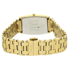 Titan Men's Watch Analog Champagne Dial With Gold Stainless Steel Band, 1044YM07
