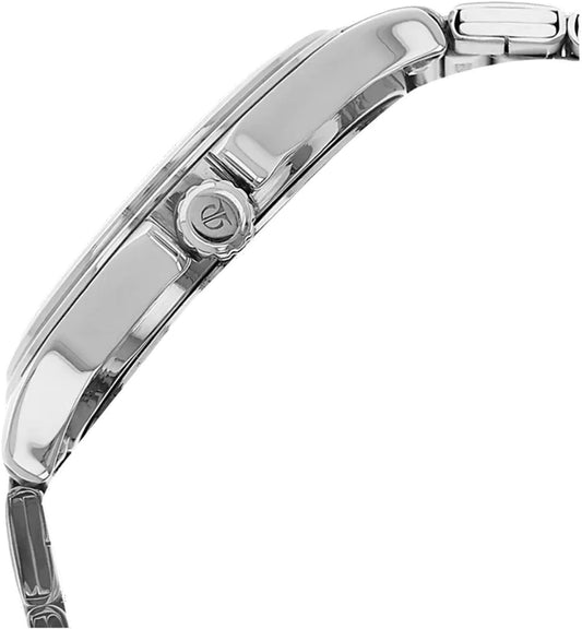 Titan Men's Watch Classique Collection Analog, Black Dial Silver Stainless Strap, 1698SM01