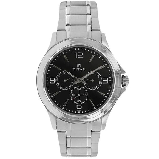 Titan, Men, Analog, Watch, Black Dial, 1698SM01