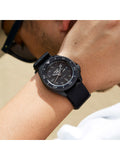 Seiko Men's Sports Mechanical Watch Analog, Black Dial Black Nylon Band, SRPD79K