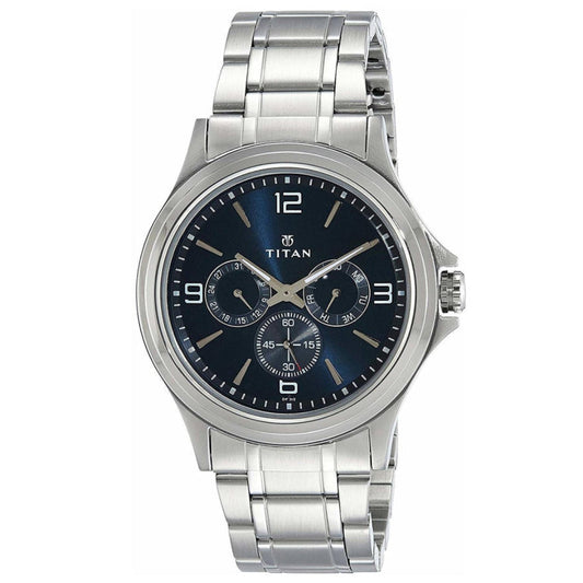 Titan, Men, Analog, Watch, Blue Dial, 1698SM02