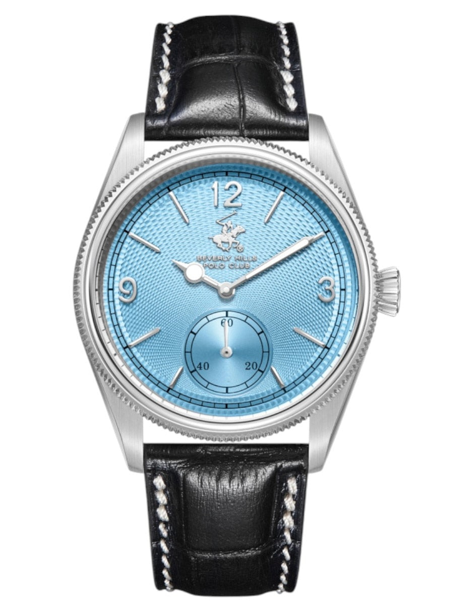 Beverly Hills Polo Club, Men's, Analog Watch, Black Dial, with Leather Band, BH-BP3807X.301