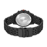 Swiss Military Hanowa Men's Chronograph Watch Black Dial with Black Stainless Steel Bracelet, SMWGI2100730