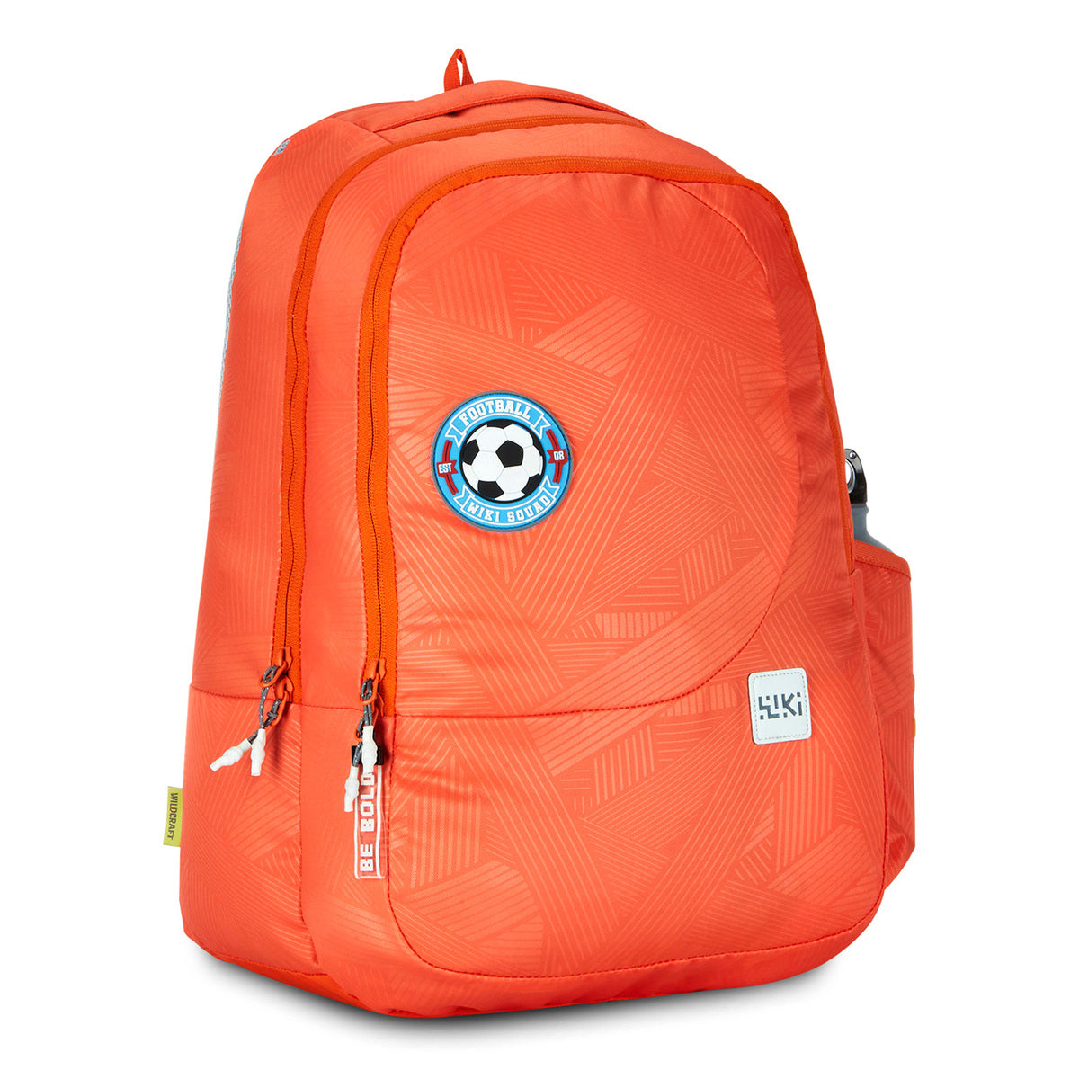 Wildcraft Wiki 1 Streak Orange 18" Backpack, WIKISTREAKORG