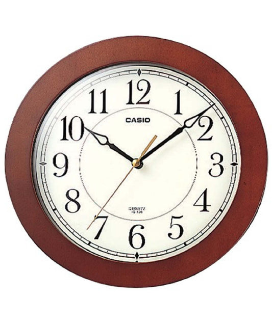 Casio Clock CS-IQ-126-5DF white dial clock