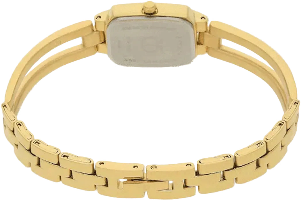 Titan Women's Watch Karishma Collection Analog, Champagne Dial Gold Stainless Strap,2131YM04