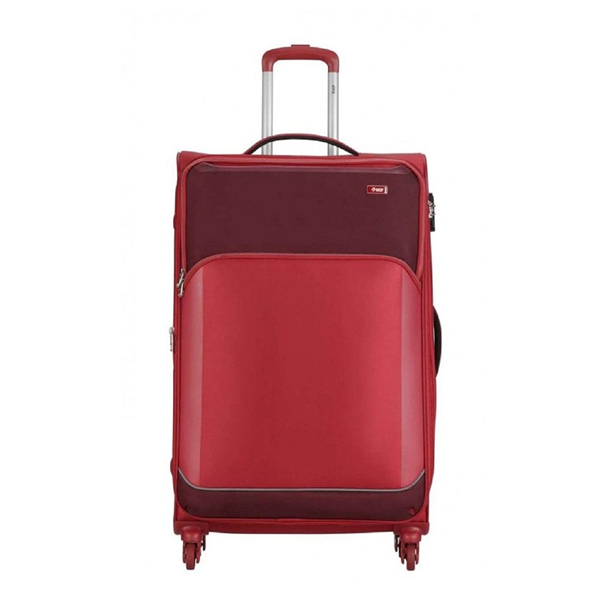 VIP Beat Plus 56cm 4 Wheel Exapandable Soft Trolley Red, BEATP56CRD