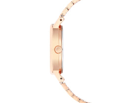 Titan Karishma Analog Women's Watch, Rose Gold Dial Stainless Steel Strap, 2678WM01