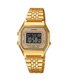 Casio, Women’s Watch Digital, Gold Dial Gold Stainless Band, LA680WGA-9BDF