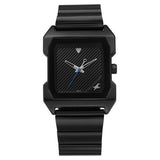 Fastrack Pulse Men's Watch Analog Black Dial with Black Stainless Steel Band, 1474NM02