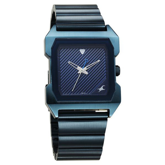 Fastrack, Men's, Analog Watch, Blue Dial, with Stainless Steel Band, FA-1474QM01