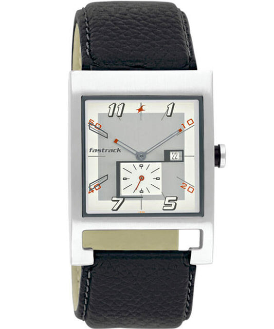 Fastrack, Men's, Analog Watch, Black Dial, with Leather Band, FA-1478SL02