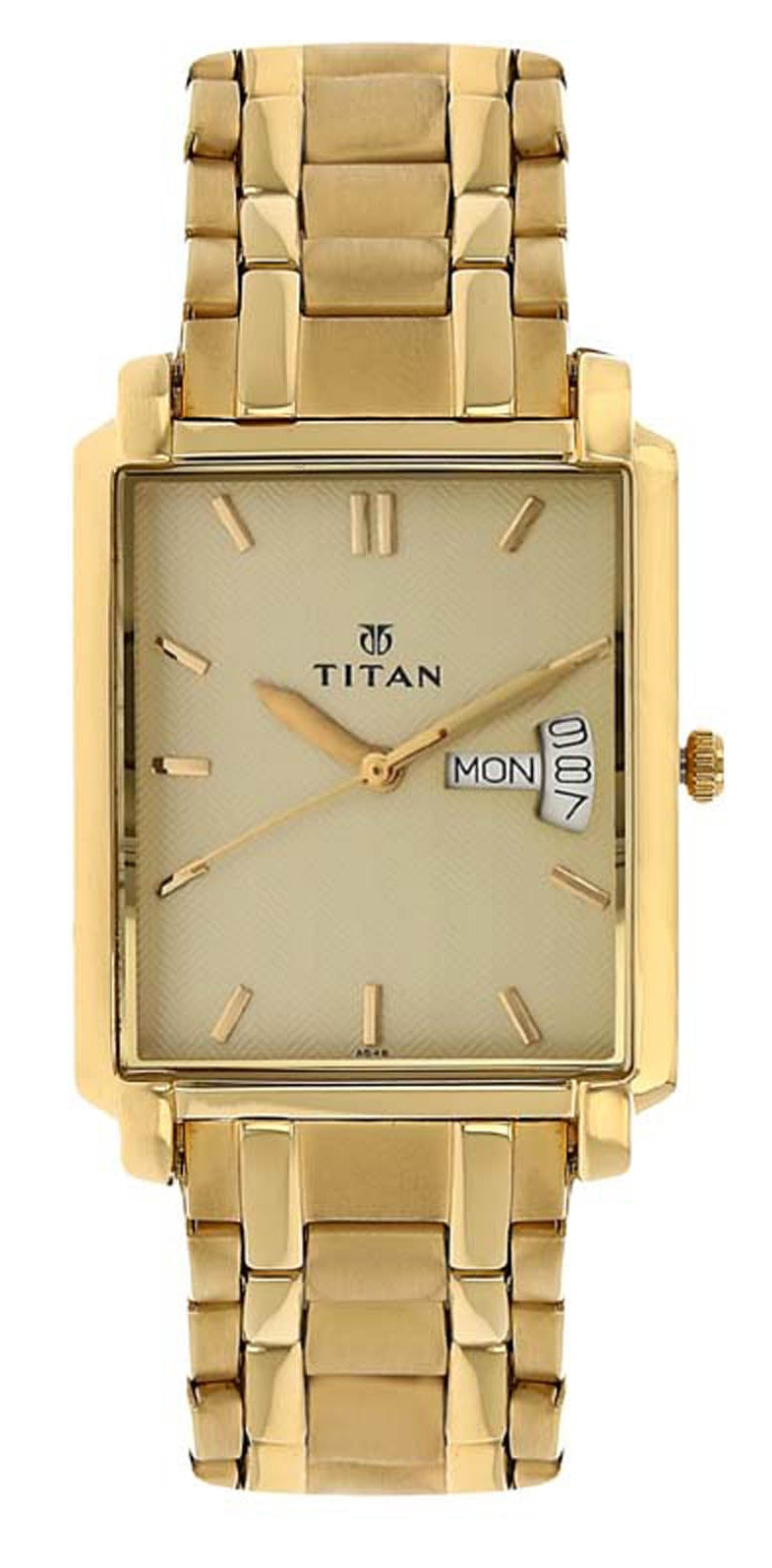 Titan, Men's, Analog Watch, with Stainless Steel Band, TI-1506YM02