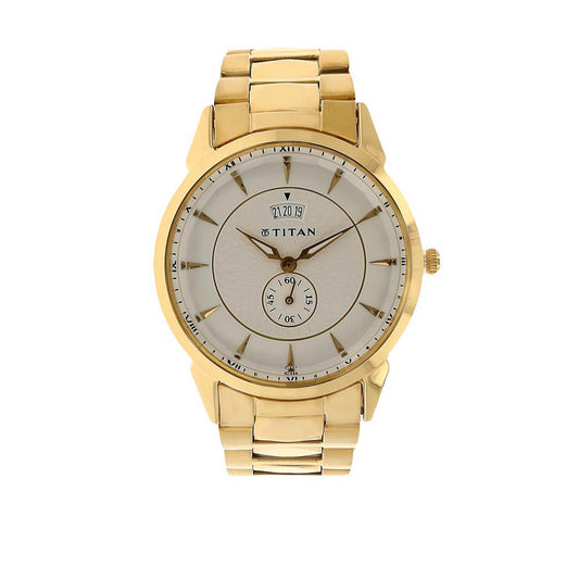Titan, Men, Analog, Watch, Silver Dial, Stainless steel Strap, 1521YM01