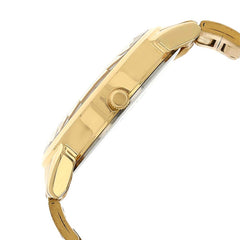 Titan Men's Watch Analog, Silver Dial Golden Stainless Steel Strap Watch, 1521YM01