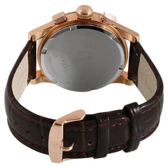 Titan Men's Watch Analog, Brown Dial With Brown Leather Strap, 1562WL03