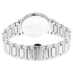 Titan Men's Watch Edge Silver Dial Silver Stainless Steel Strap Watch, 1595SM01