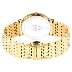 Titan Edge Gold Dial Analog Watch for Men, 1595YM01
