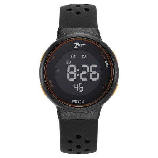 Zoop, Kids, Digital, Watch, Digital Dial, Silicone Strap, 16021PP01