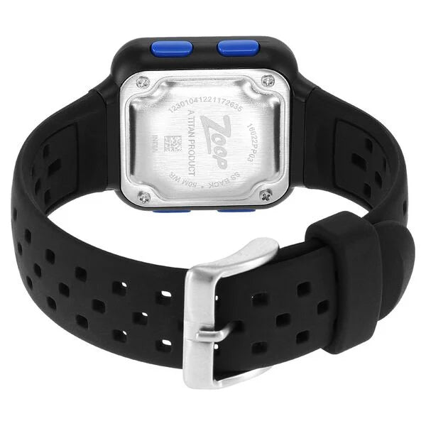 Zoop Digital Watch Kids Girls Watch with Black Dial and Black Strap, 16022PP03