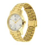 Titan Men's Watch Karishma Collection Analog, Silver Dial Gold Stainless Strap, 1644YM01