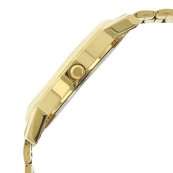 Titan Karishma Men's Analog Watch Champagne Dial With Gold Stainless Steel Strap, 1644YM06