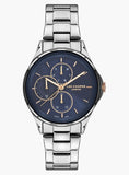 Lee Cooper Women's Watch Analog, Navy BlueDial, Stainless Steel Strap, LC07244.390 