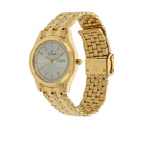 Titan Men's Watch Karishma Collection Analog, Silver Dial Gold Stainless Strap,  1648YM04