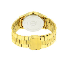 Titan Men's Watch Analog, Champagne Dial Gold Stainless Steel Strap Watch, 1650YM04