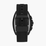Quantum Men's Watch Analog Blue Dial with Black Silicone Strap,HNG997.691