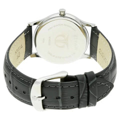 Titan Men's Watch Analog Black Dial With Black Leather Strap, 1674SL01