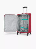 VIP 57cm, 4 Wheel Soft Casing Cabin Trolley, Red, STAPPL57RD