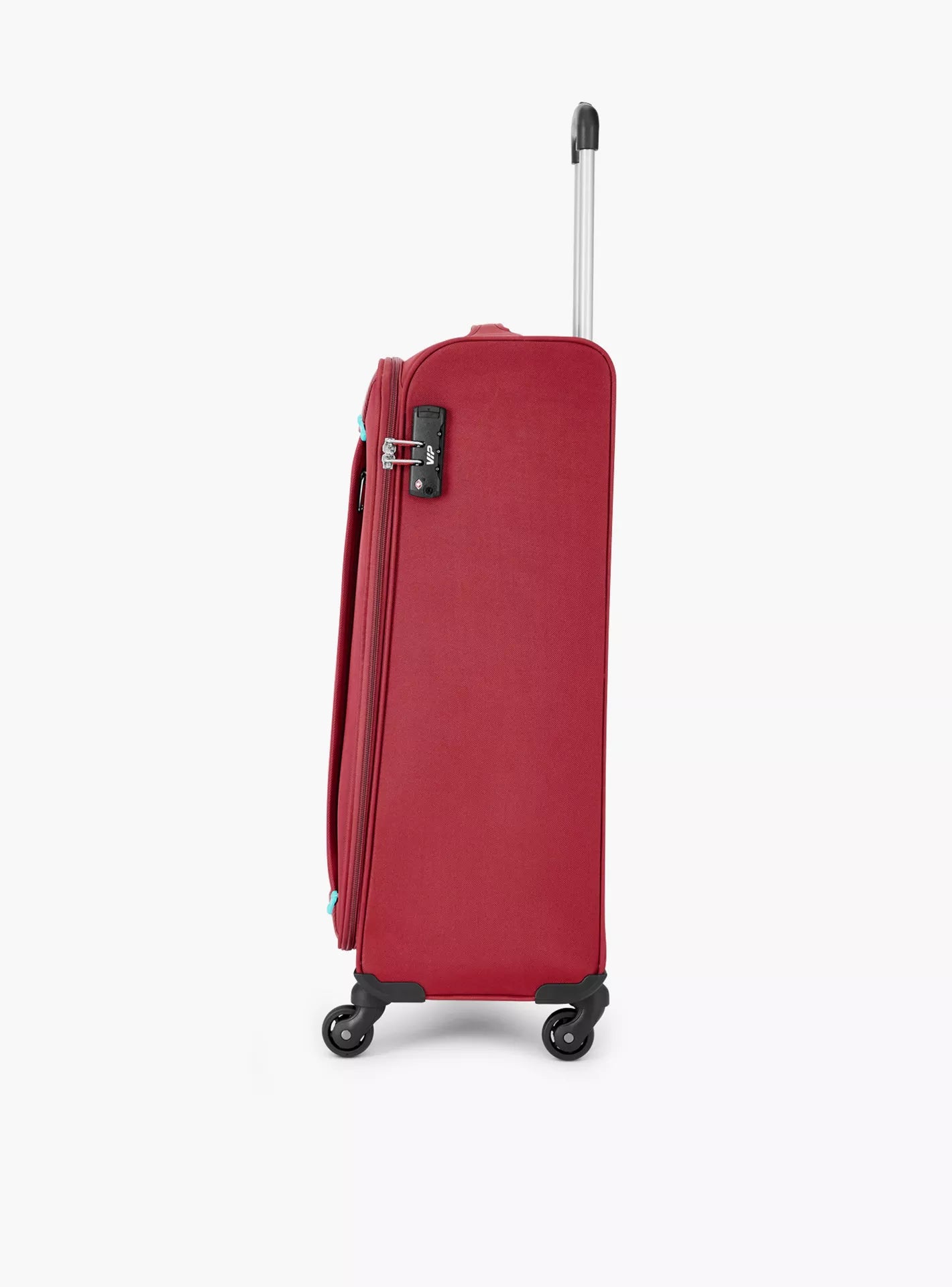 VIP 57cm, 4 Wheel Soft Casing Cabin Trolley, Red, STAPPL57RD