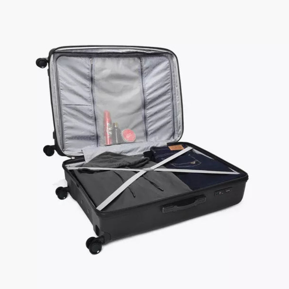 VIP Locus-Max 55cm, 8 Wheel Hard Trolley ,Jet Black, LOCUSMAX55BLK
