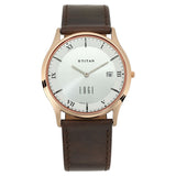 Titan Men's Edge Watch Analog White Dial With Brown Leather Strap, 1683WL02