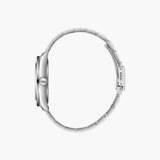 Lee Cooper Men's Date Analog Watch with Blue Dial and Stainless Steel Band, LC08189.390