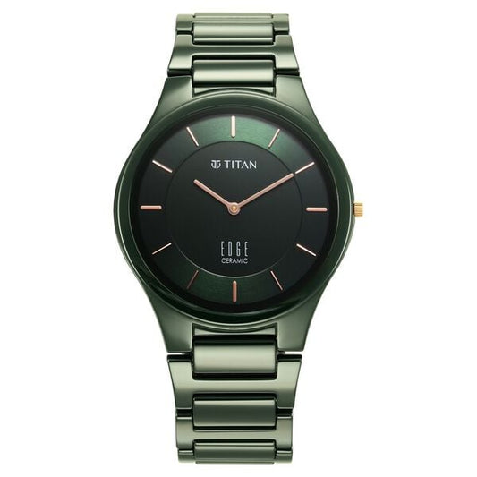 Titan, Men, Analog, Watch, Green Dial, 1696QC06