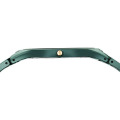 Titan Edge Ceramic Quartz Analog Green Strap Watch for Men, 1696QC06