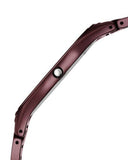 Titan Edge Wine Ceramic Maroon Dial Red Ceramic Watch for Men, 1696QC19